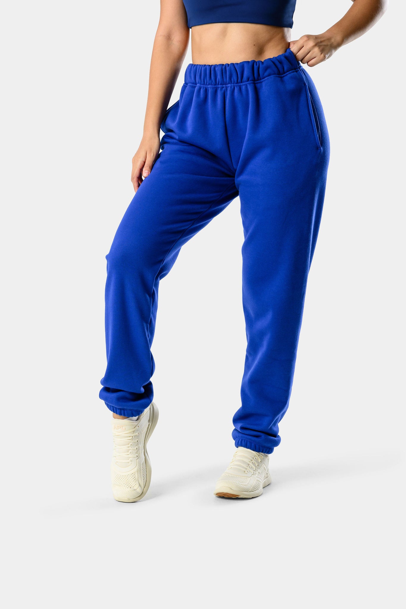 Blue Rapper Sweatpants CozyTec Sweatpants - Deep Blue – Kamo Fitness