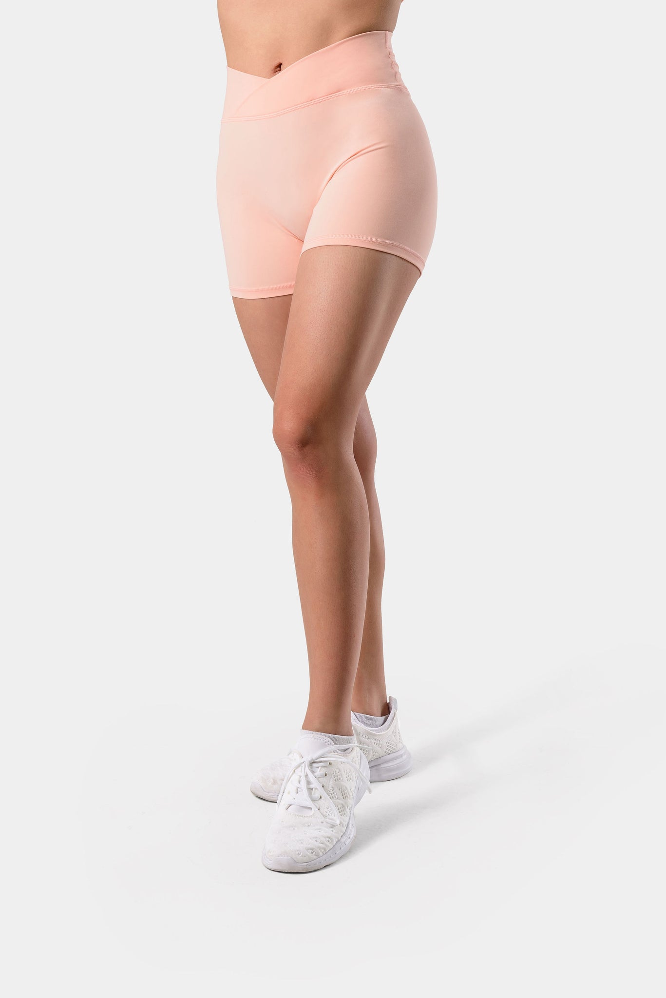 FeatherLite Enhance Wrapped Shorts - Peach Bud
