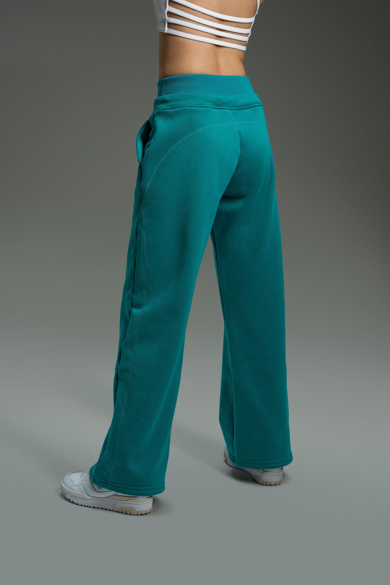 CozyTec Wide Leg Sweatpants 30" - Tropical Teal