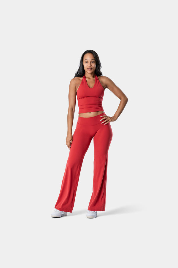 Lunara Flow Pant - Flame Red 34