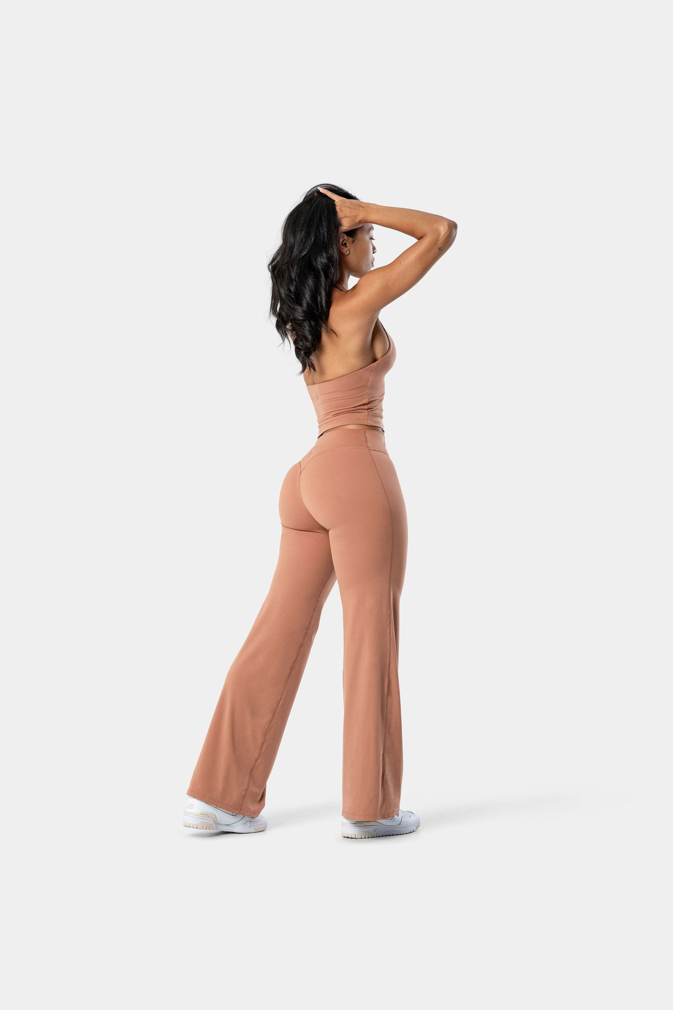Lunara Flow Pant - Mocha Mousse 34"
