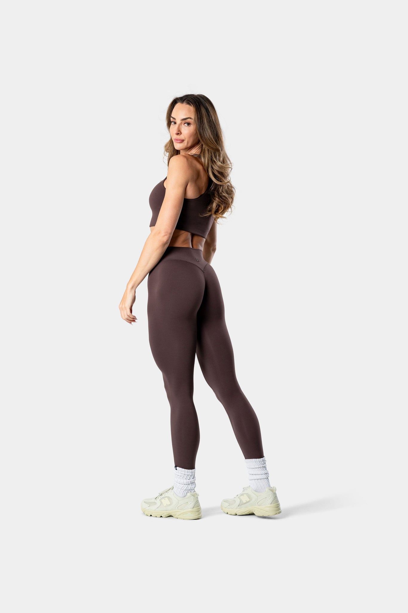 Lunara Legging - Chocolate Brown 26"