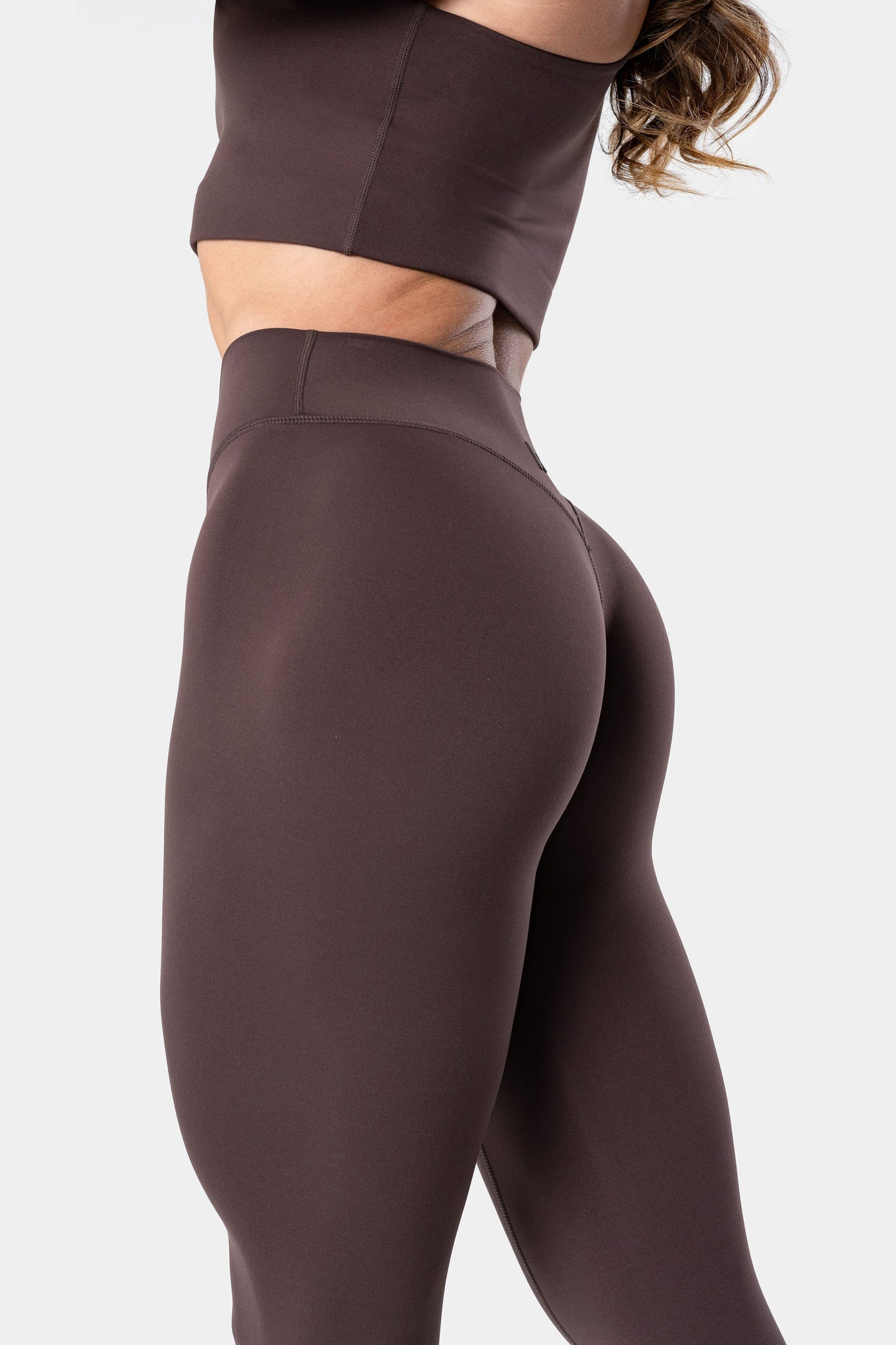 Lunara Legging - Chocolate Brown 26"