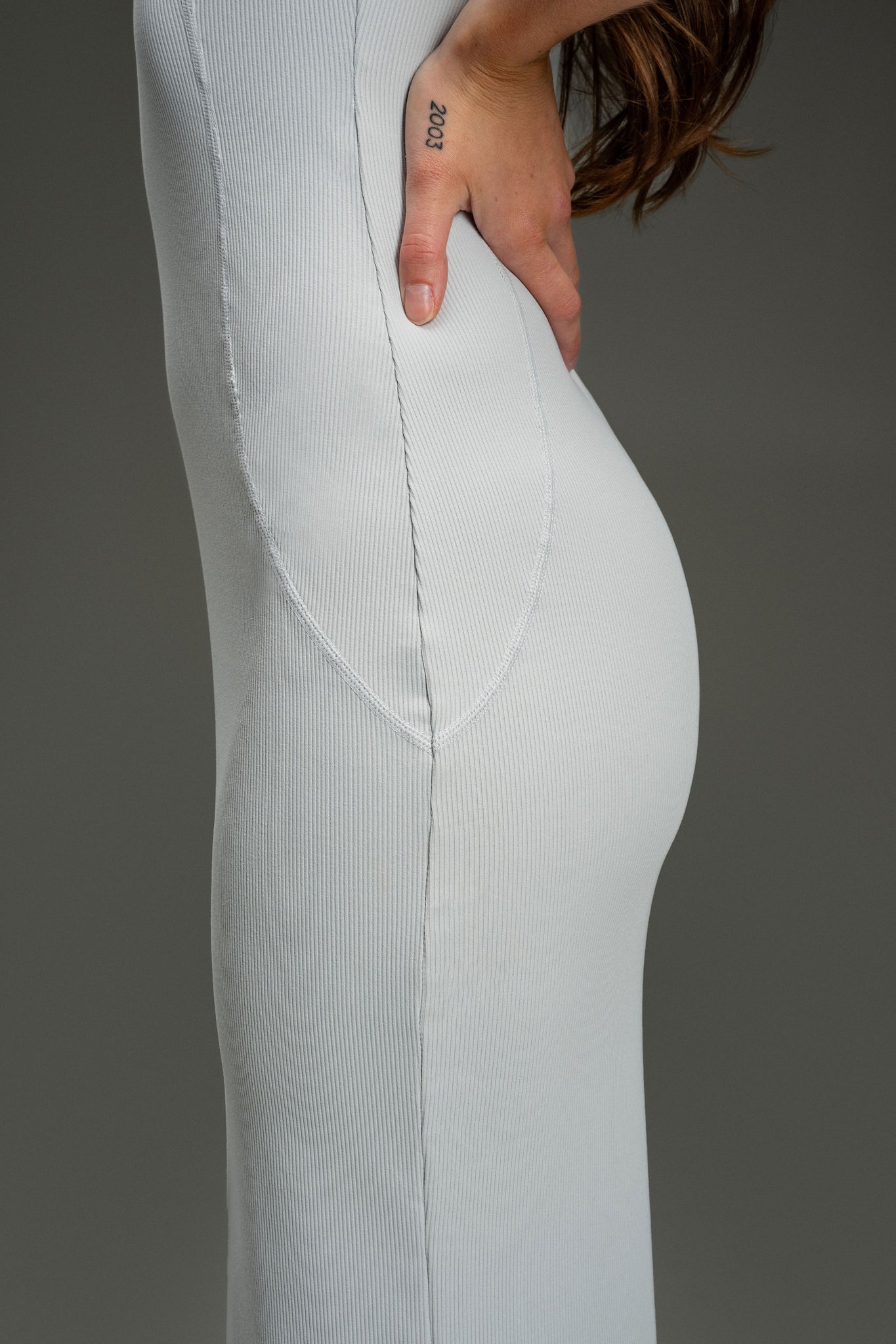 Rib Maxi Tank Dress - Heather Grey