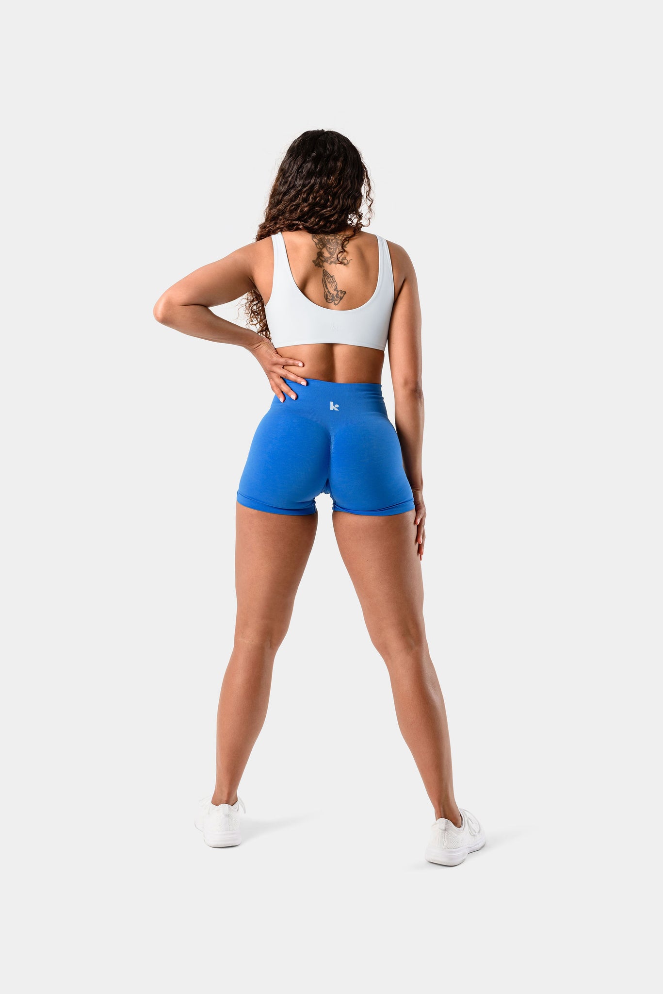 Eos Seamless Scrunch Shorts - Strong Blue