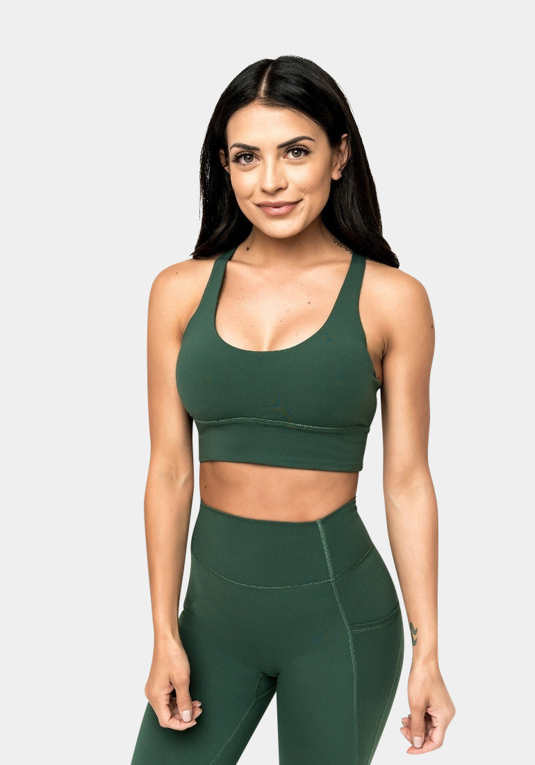 Kaya Pocket Leggings 25" - Hunter Green