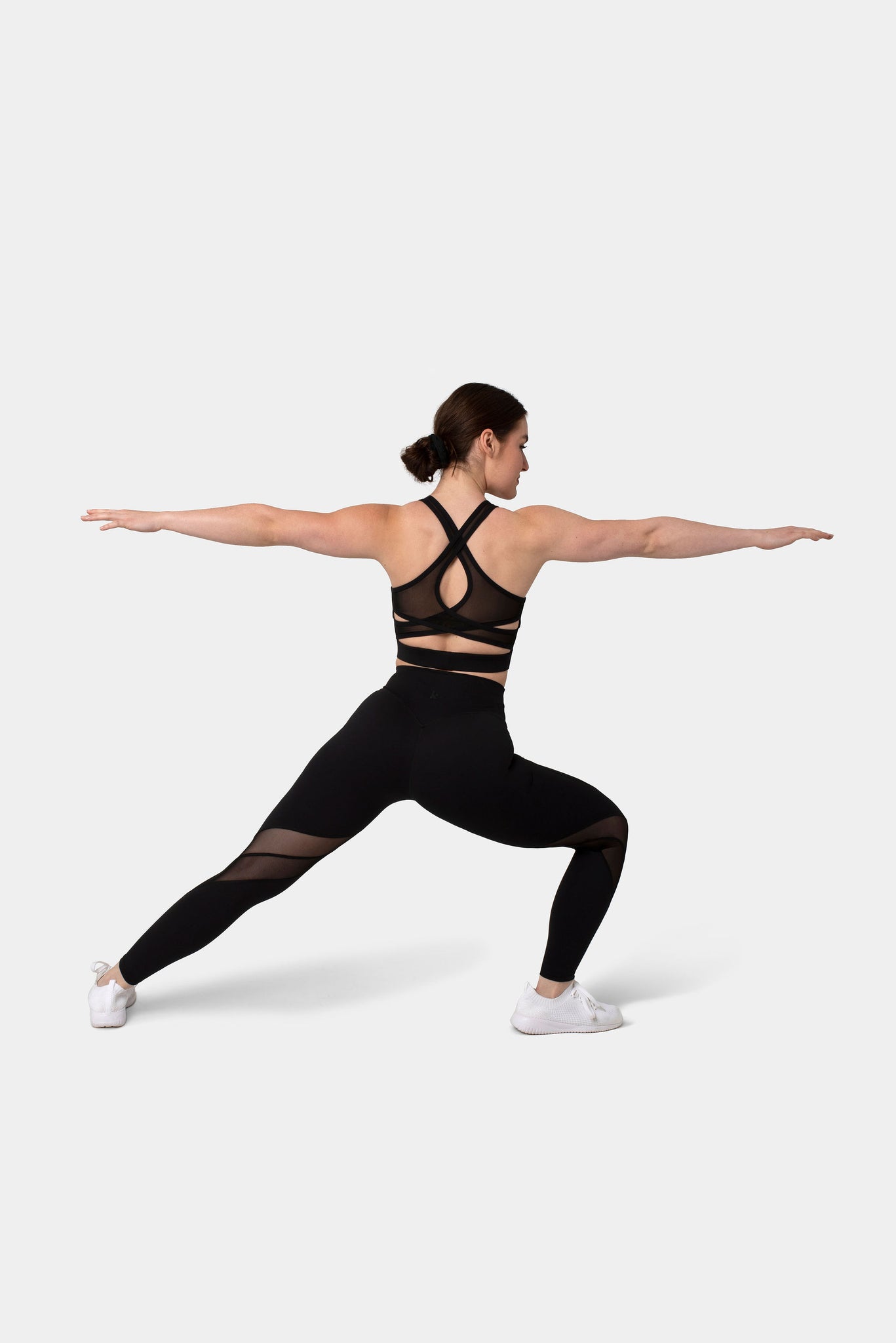 Classie Mesh Leggings 25" - Black