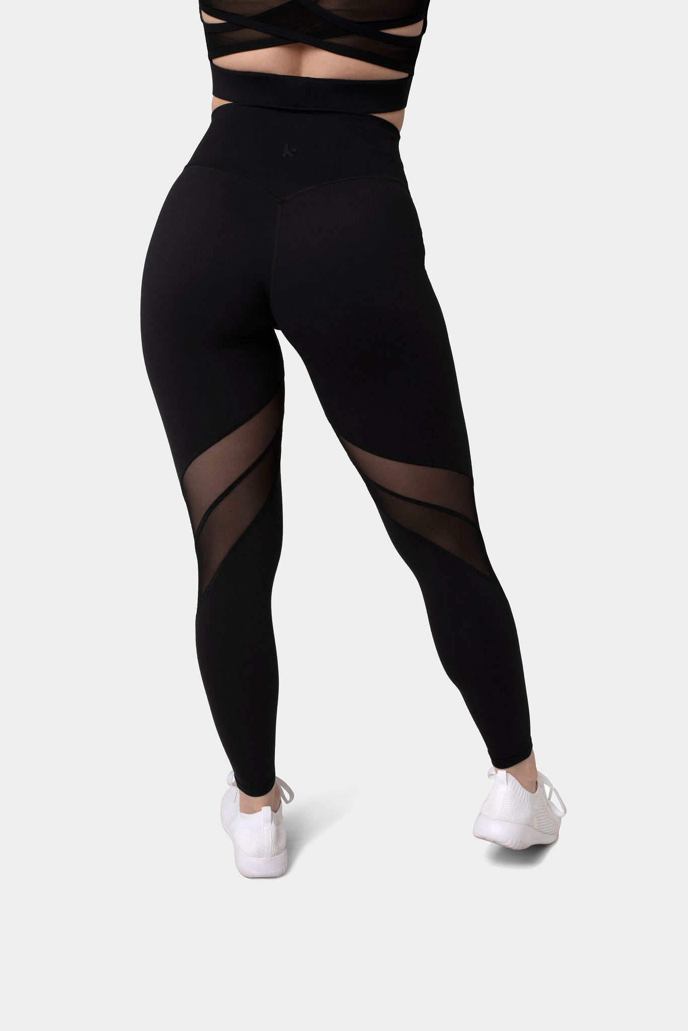 Classie Mesh Leggings 25" - Black