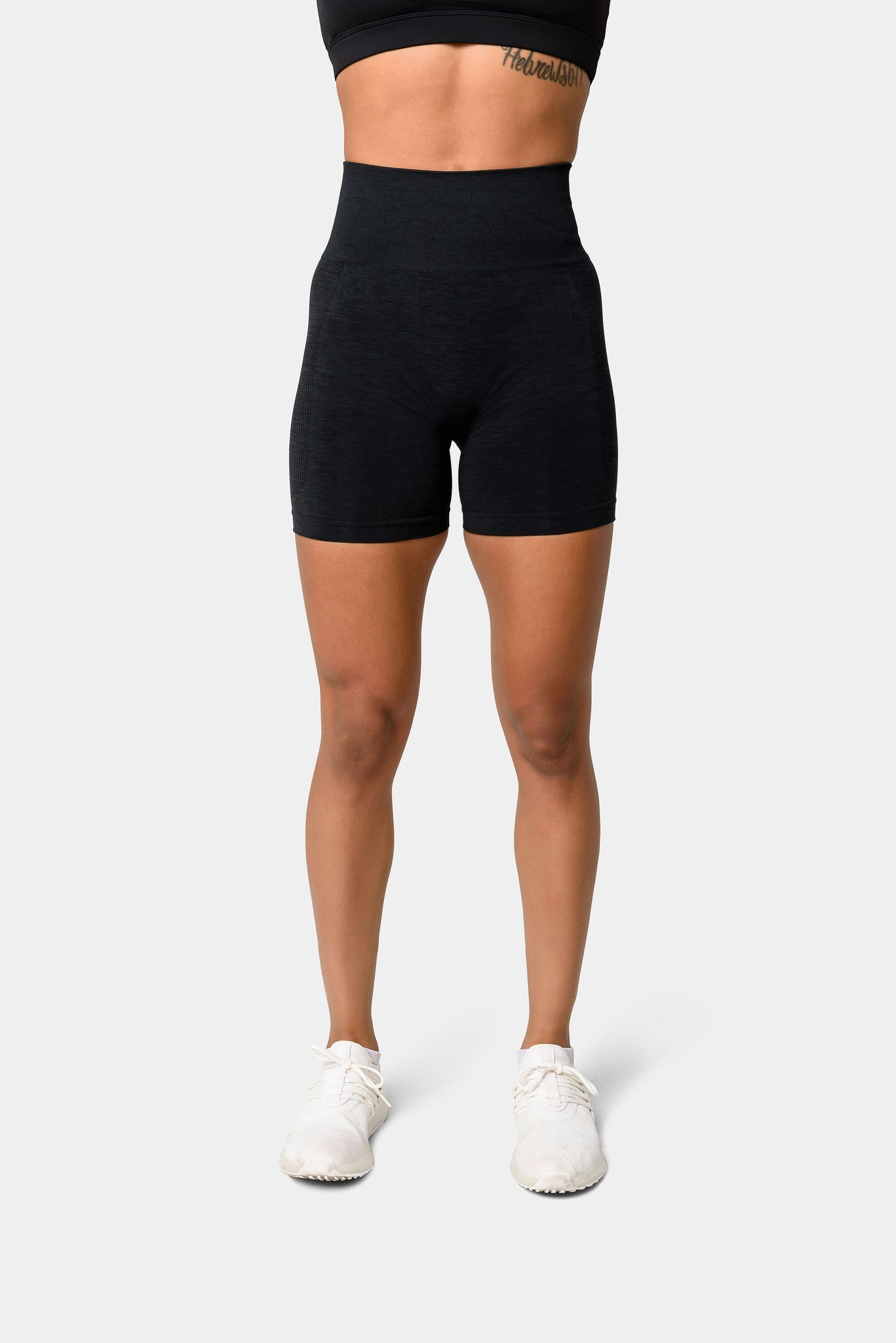 Eos Seamless Scrunch Shorts - Black Beauty