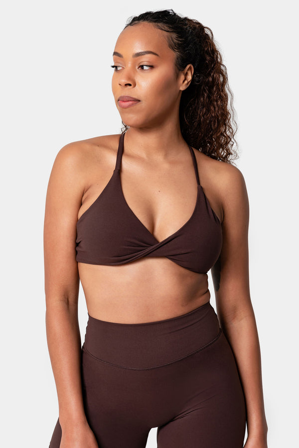 Emily Sports Bra - Java Brown