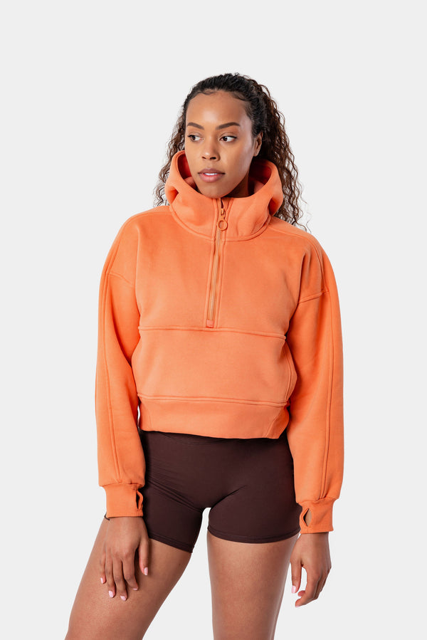 CozyTec Hoodie - Dusty Orange