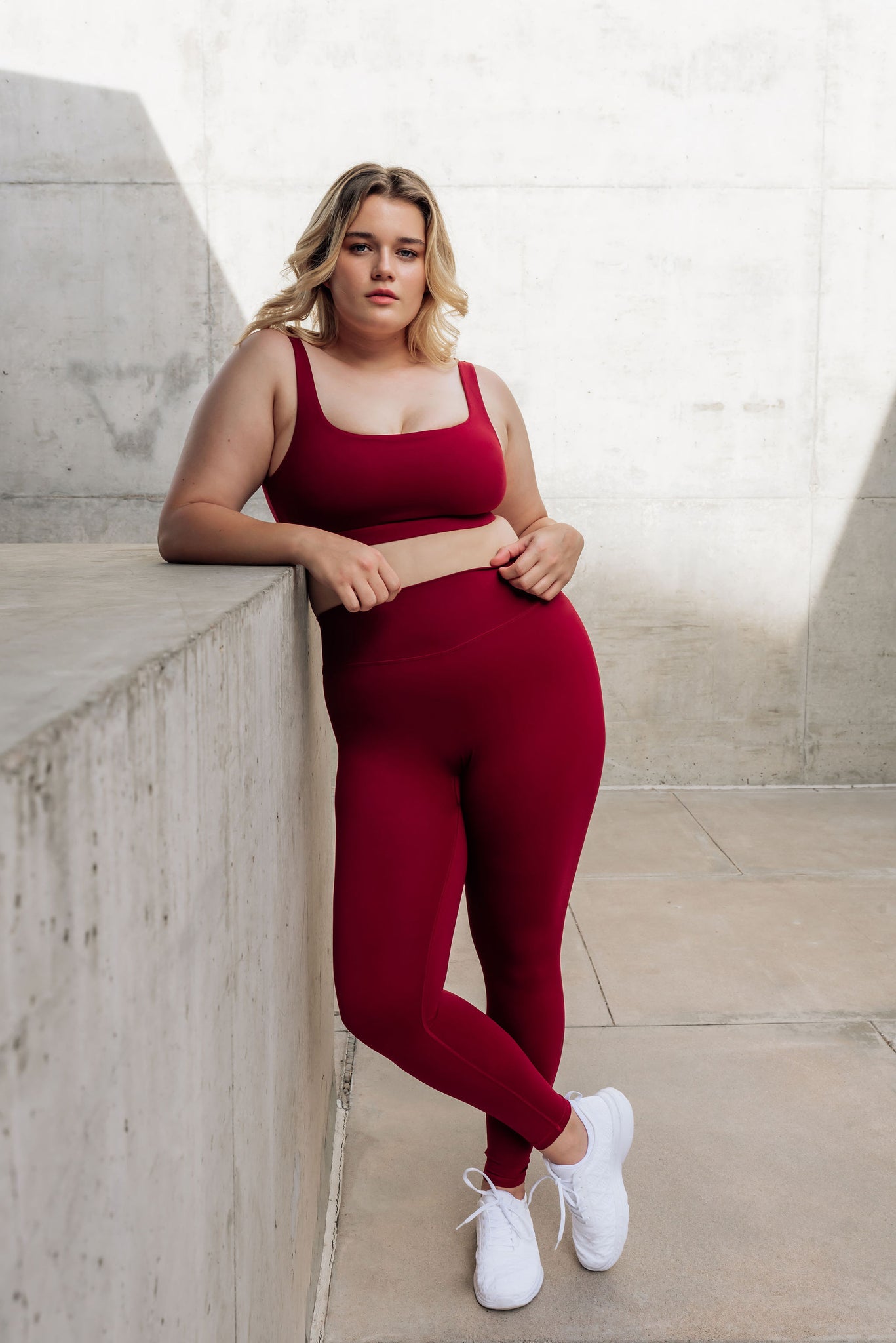 Serenity Leggings 25" - Pomegranate